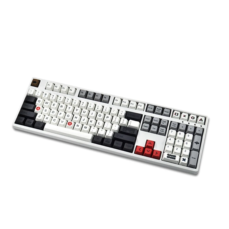 Juego completo teclas doble disparo PBT perfil Cherry 108 teclas para teclado mecánico