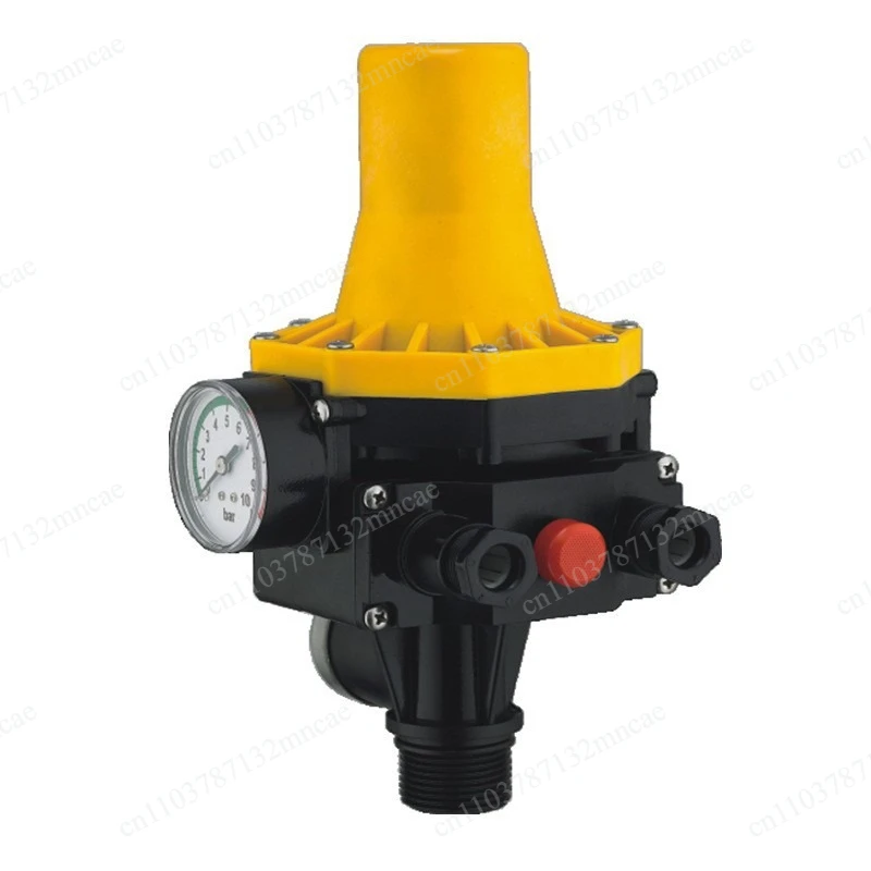 Water Pump Pressure Controller,Water Pump Automatic Controller Switch with Meter Automatic Start Stop For Water Shortage Protect