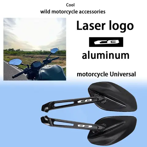 혼다 CB150R CB250R CB300R/F CB400 CB650R CB500 오토바이 백미러 사이드 용 대형 거울 표면 백미러