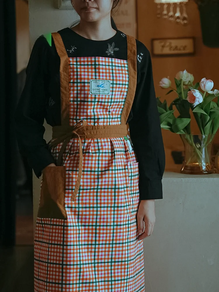 

Kitchen Apron Adjustable oulder Straps High Quali Young Sle Cooking Waterproof Hand Wi Faionable Home Cleaning Tool