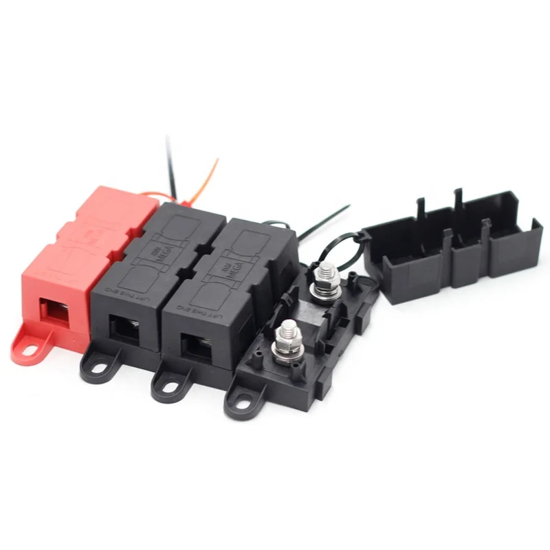 32VDC 30A-500A ANM Free Combination Fuse Box Copper Automobile Marine Block High Breaking Capacity Bolt Fuse Holder