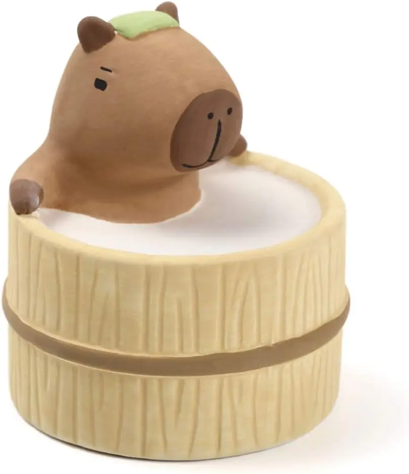 

Aroma Ceramic Stone Diffuser Non Electric Essential Oil Diffuser, Cute Capybara Design for Home Office Travel