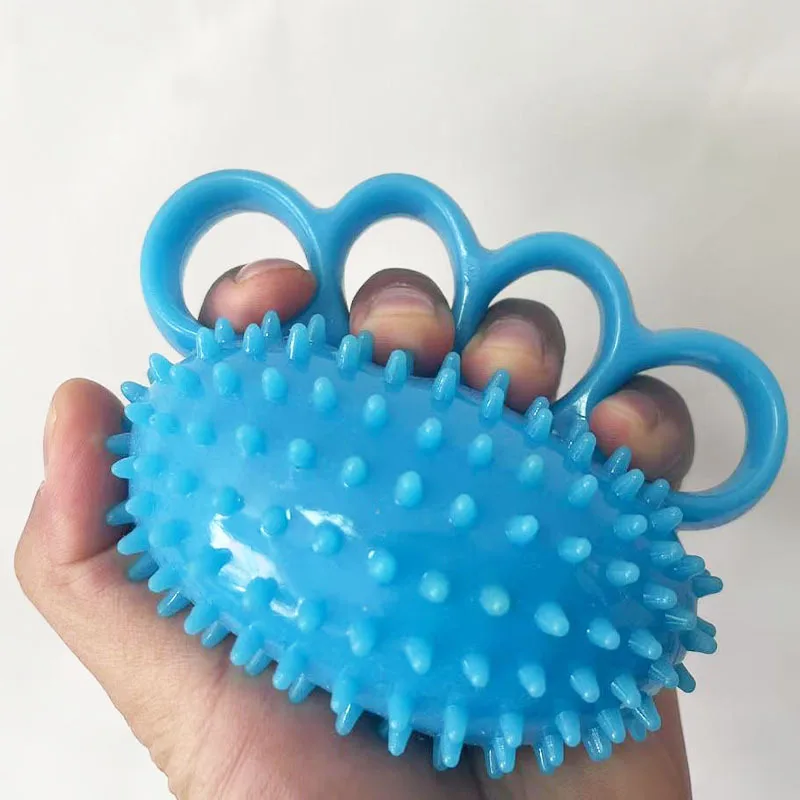 Portable Spike Massage Hand Grip Exerciser Finger Strength Training Squeeze Ball Home Office Fitness Stress Relief Hand Tool