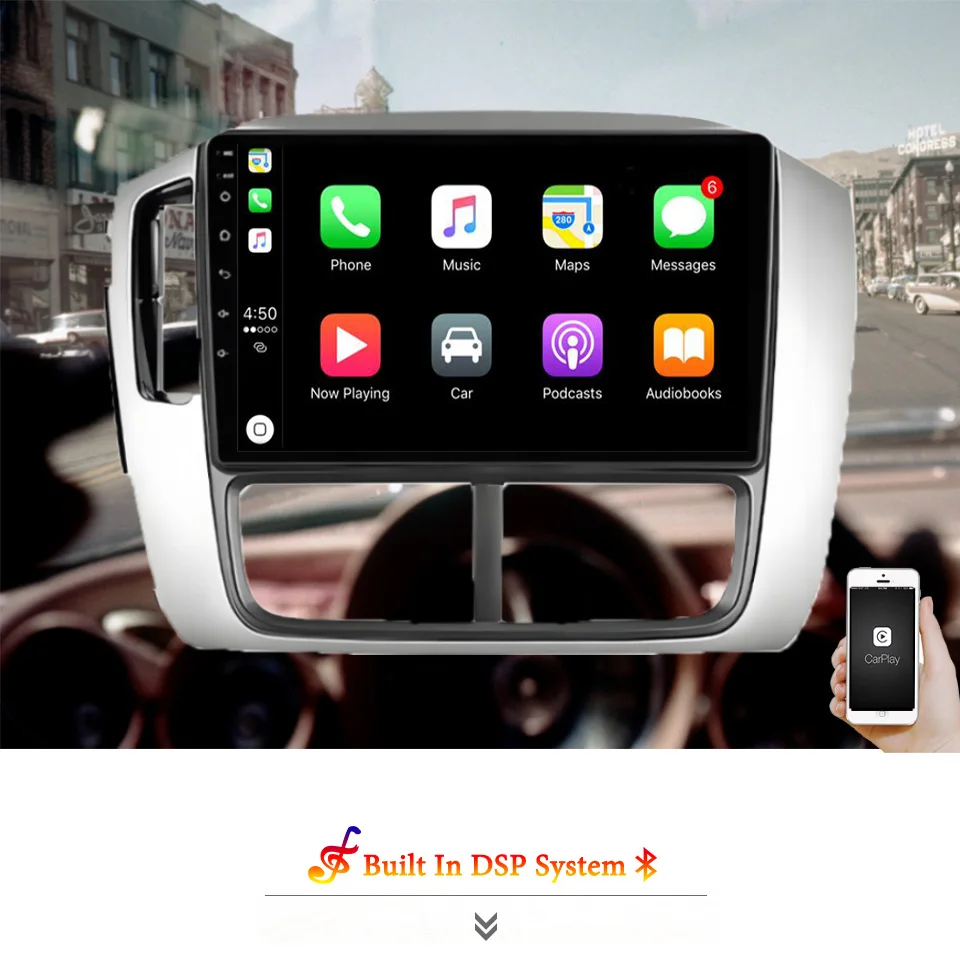Android 14 Car Radio Multimedia Video Music Tape Recorder For Honda Pilot 2005 - 2008 Navigation GPS 2 Din DVD Head Unit