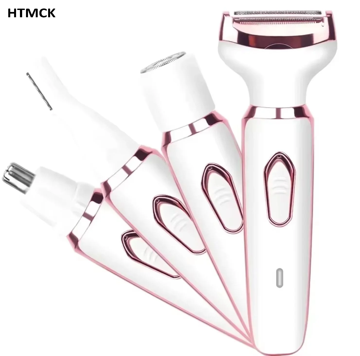 4 in 1 Multifunctional Electric Hair Remover Kit USB Charged Portable Shaver for Eyebrow Nose Face Leg and Bikini Area