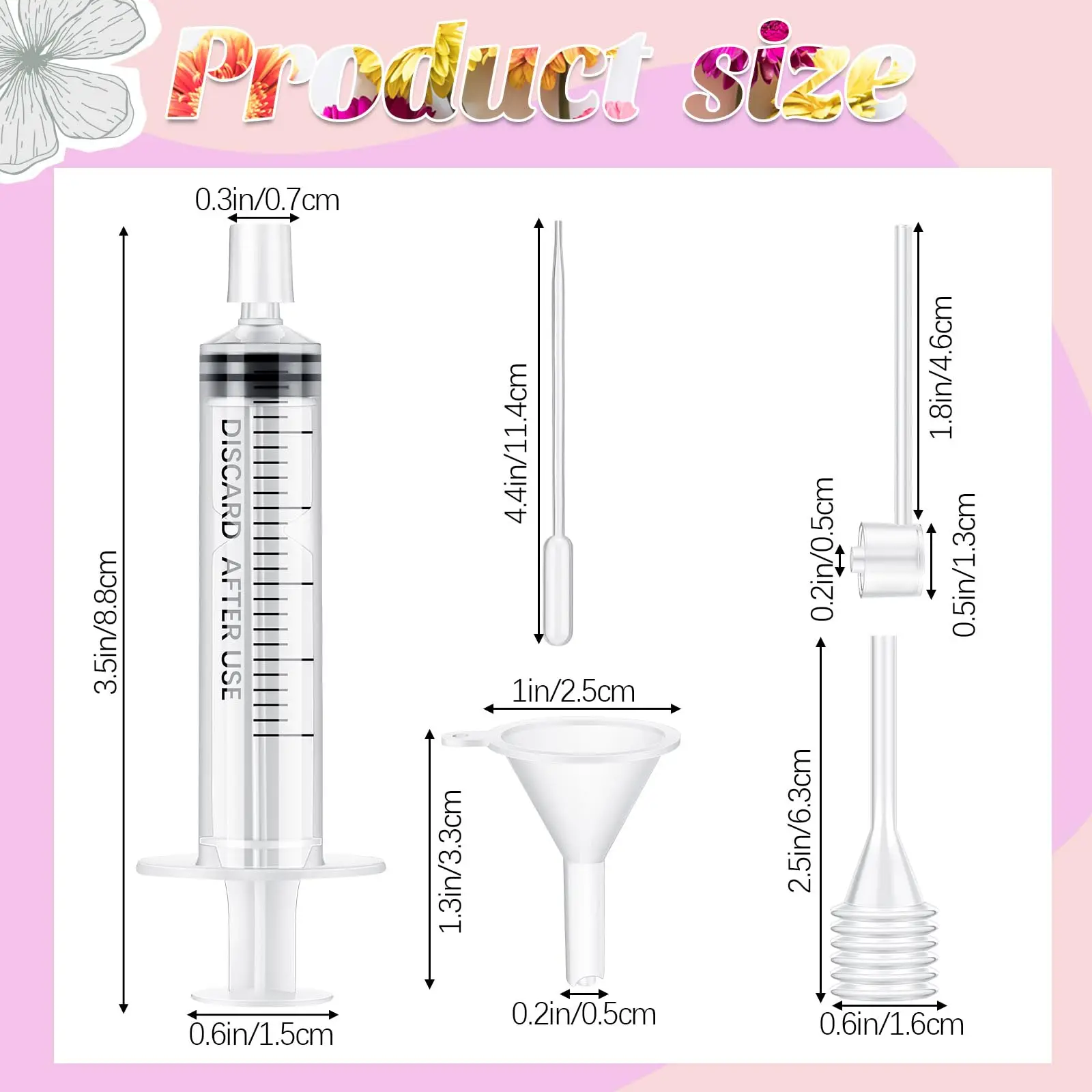 5/10/20 perfume filling pump tools perfume dispenser transfer kit, including a variety of sub packaging tools