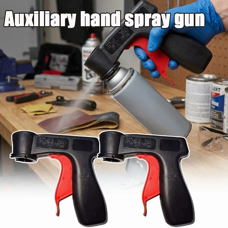 1-10PCS  Aerosol Trigger Sprayer Clip on Handle Reusable Lever Assist for Spray Paint Car Refinishing Furniture Coating
