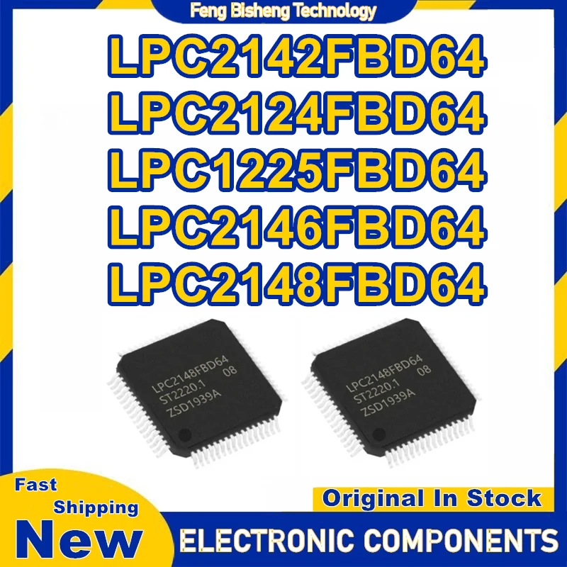 

LPC2142FBD64 LPC2124FBD64 LPC1225FBD64 LPC2146FBD64 LPC2148FBD64 IC MCU Chip LQFP64 Новый оригинальный в наличии
