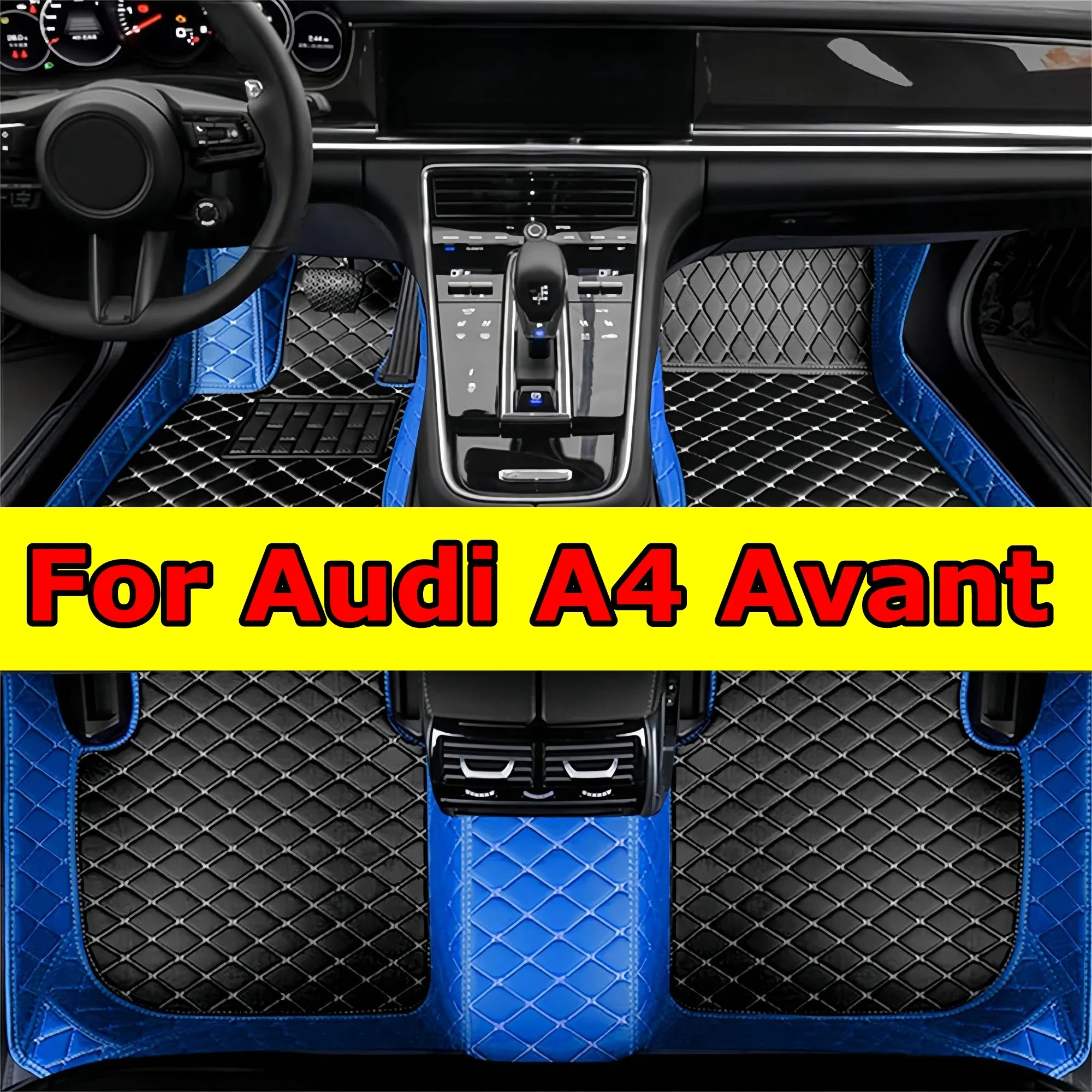 

Thickening Car Floor Mats for Audi A4 Avant 1995 1996 1997 1998 1999 2000 2001 2002 2003 2004 2005 2006 2007 2008 Set Leather Fl