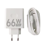 High-Speed Charging for Unihertz Tank 2 - Original Fast Charger Bundle Set with 66W Power Adapter and Type-C USB Cable in White