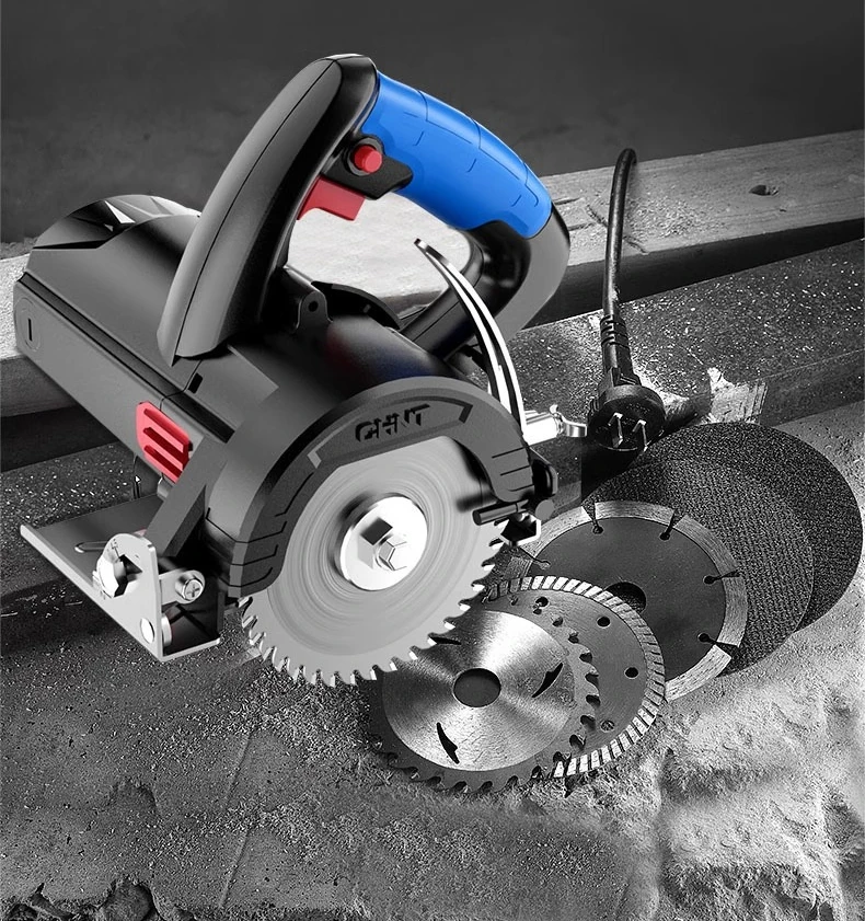 

Cutting machine High power slotting marble machine Wall cutting Small multi-functional woodworking ceramic tile stone