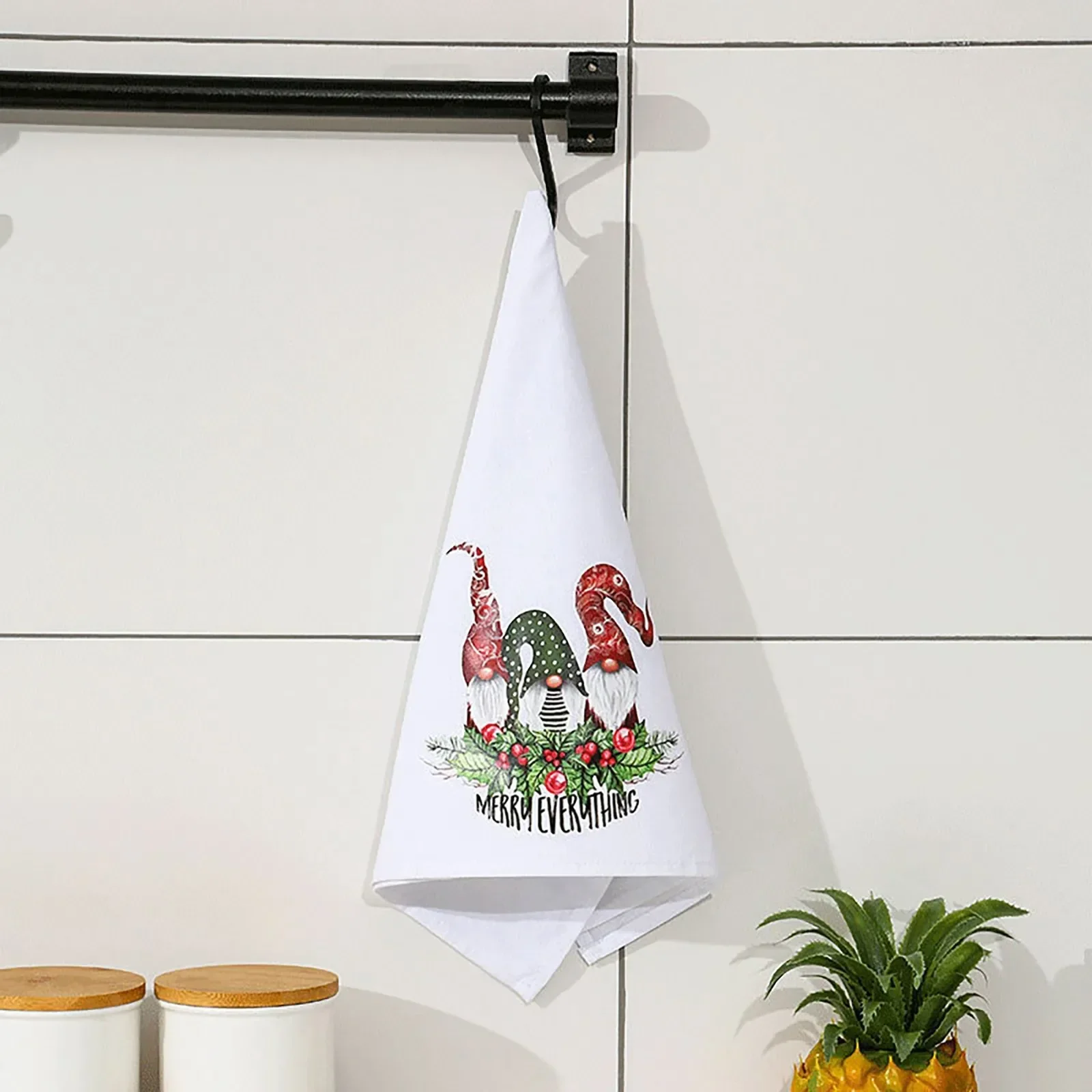 Christmas Towel Dishcloth Household Kitchen Articles Christmas Towel Table Cloth Dish Tows