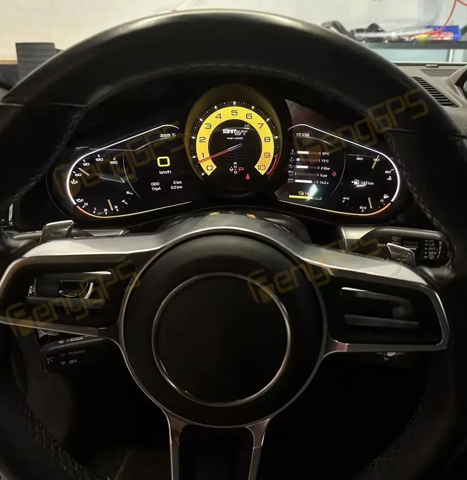 

12.3" LCD Instrument Panel Car Digital Cluster Virtual Cockpit For Porsche 911 2012-2019 Auto Dashboard Instrument Head Unit