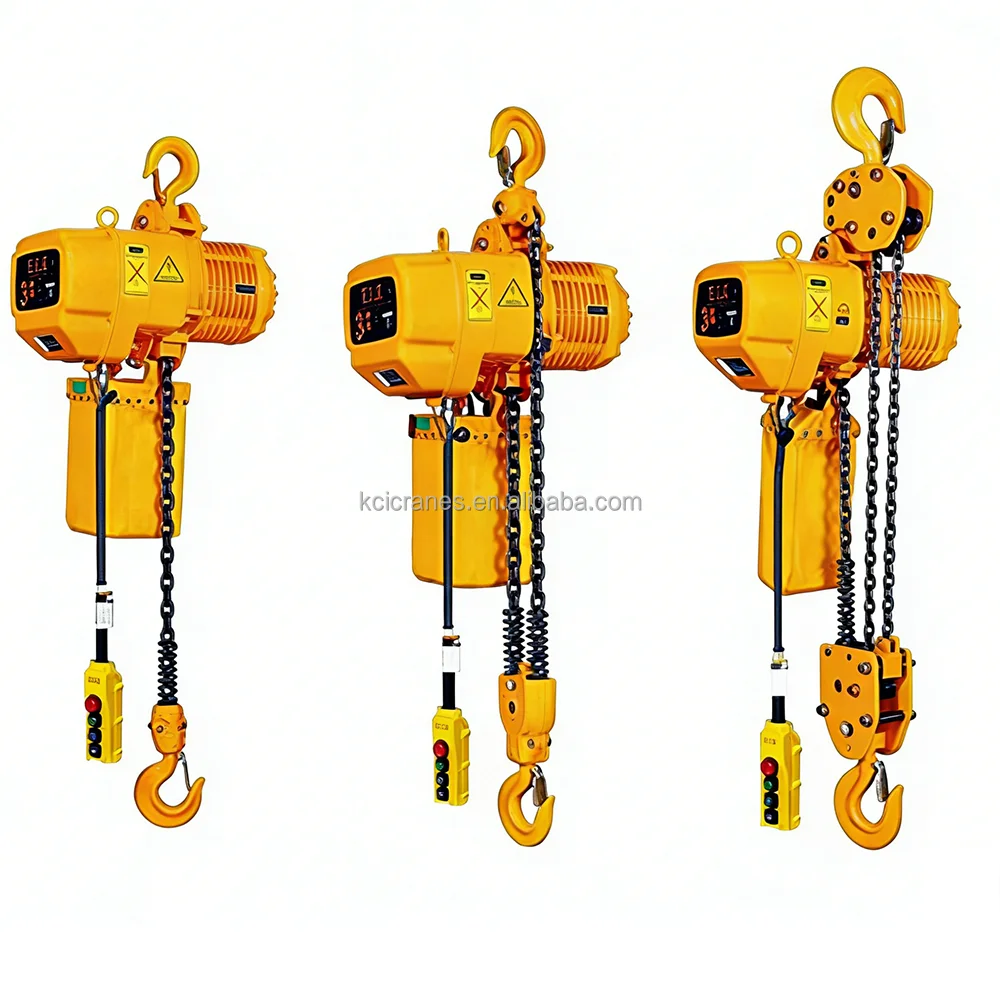 Trolley Type Hook Type Electric/Manual Chain Hoist 5 Ton to 30 Ton Capacity 6m Lift Height for JIB Crane