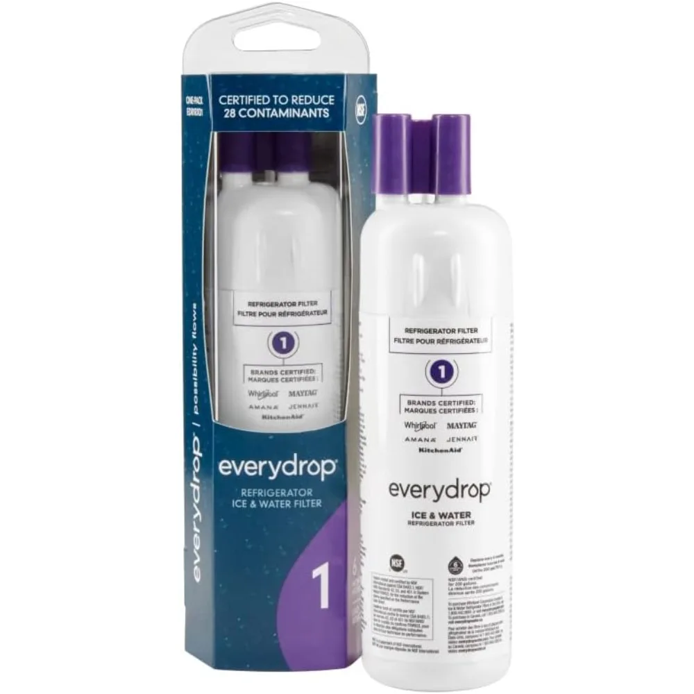 

Ice and Water Refrigerator Filter 1, EDR1RXD1, Single-Pack , Purple