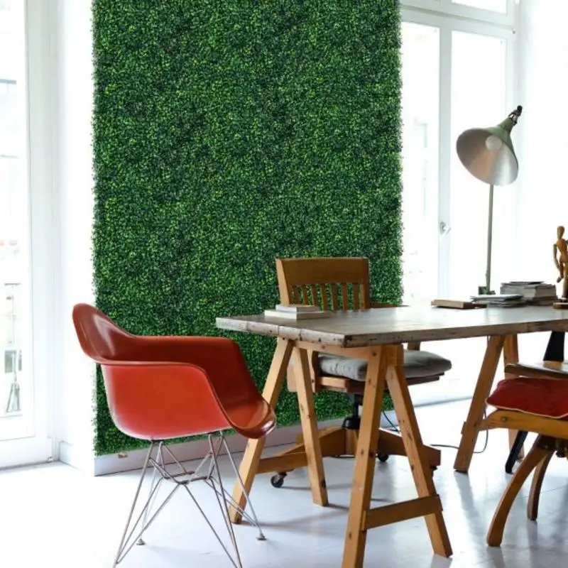 

12 Pieces Artificial Boxwood Panels for Wedding Decor Fence Backdrop