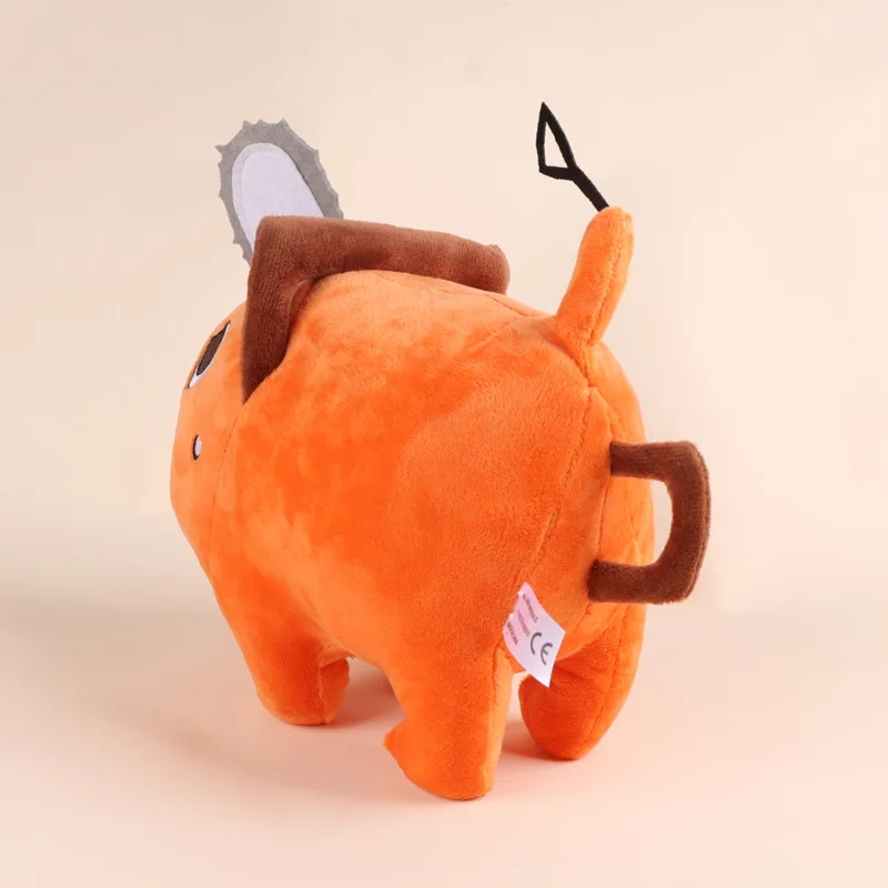 25cm Pochita peluche bambola 10cm arancione cane portachiavi zaino fascino carino Anime periferiche farcito giocattoli regali scrivania decorazione del comodino