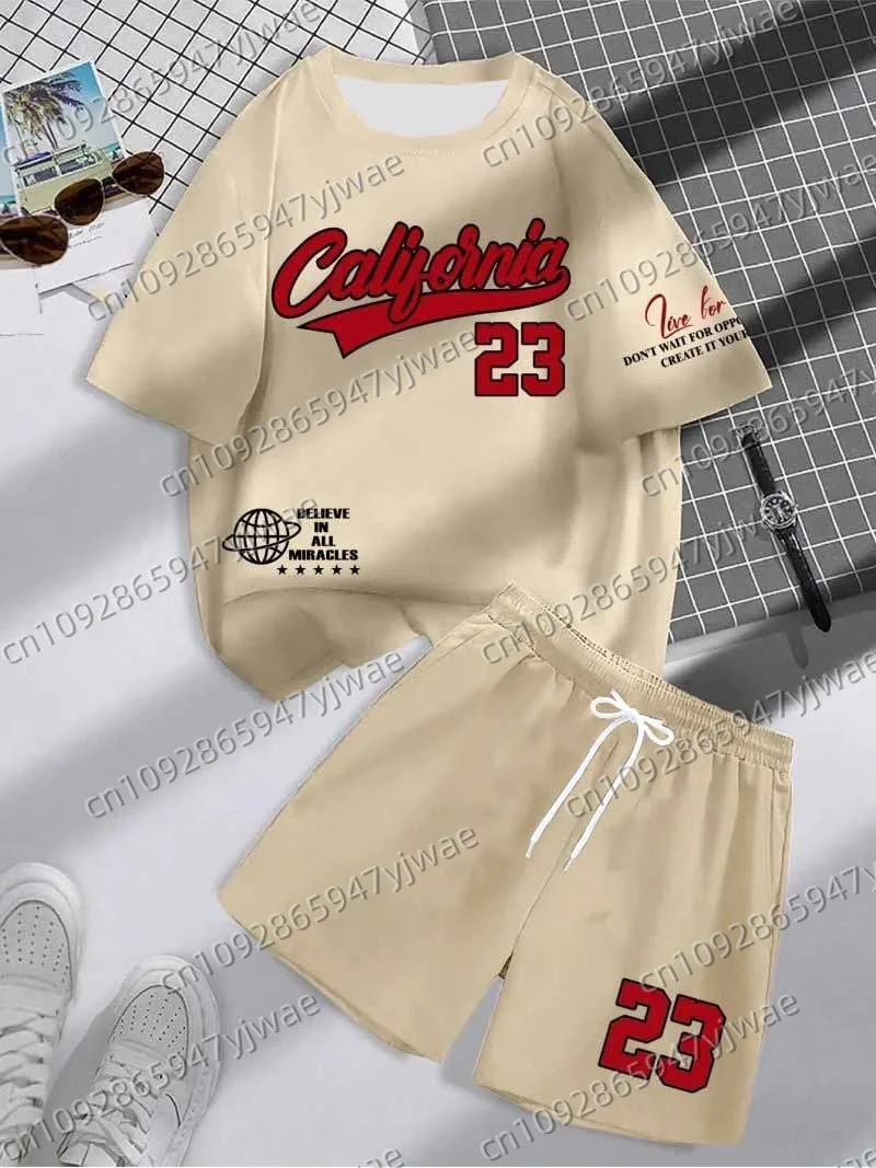 الصيف الرجال عادية إلكتروني طباعة تي شيرتات قصيرة الاكمام و مجموعة تي شيرتات قصيرة للأطفال الجولة الرقبة التدرج قصيرة الأكمام المرأة تي شيرت مجموعة تي شيرتات قصيرة للأطفال