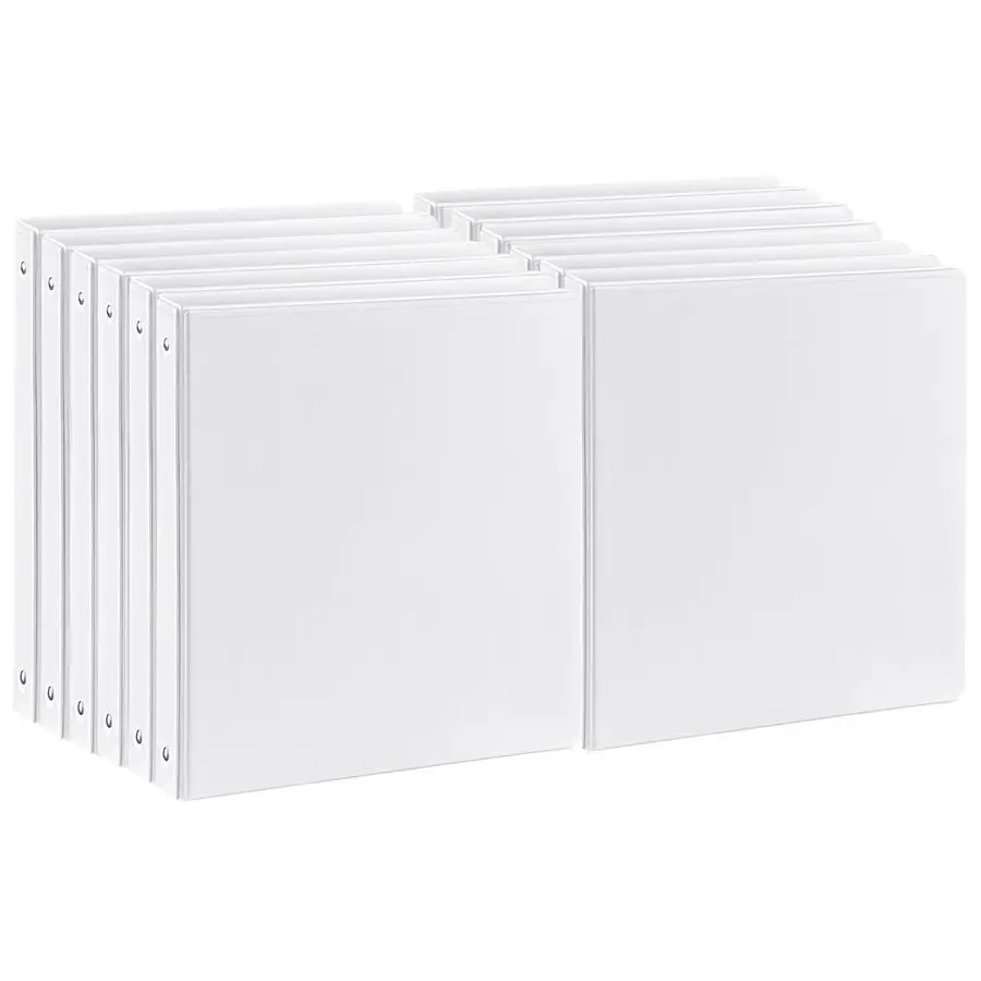 

Папка-регистратор на 3 кольца, 1 дюйм, с 2 внутренними карманами, базовая, с прозрачной обложкой, для документов 8,5 x 11 дюймов