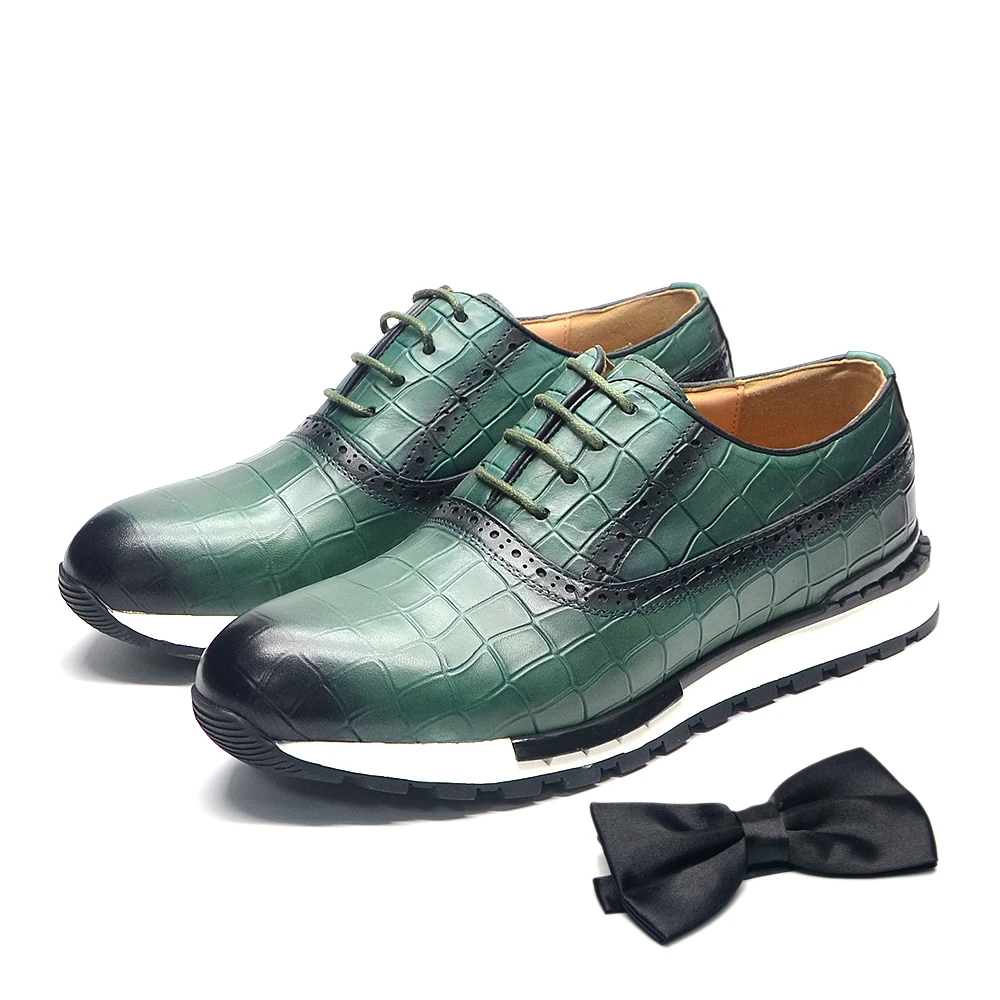 

Мужские повседневные кроссовки высокого качества из натуральной кожи с каменным узором, удобная нескользящая мужская обувь из воловьей кожи для прогулок на открытом воздухе