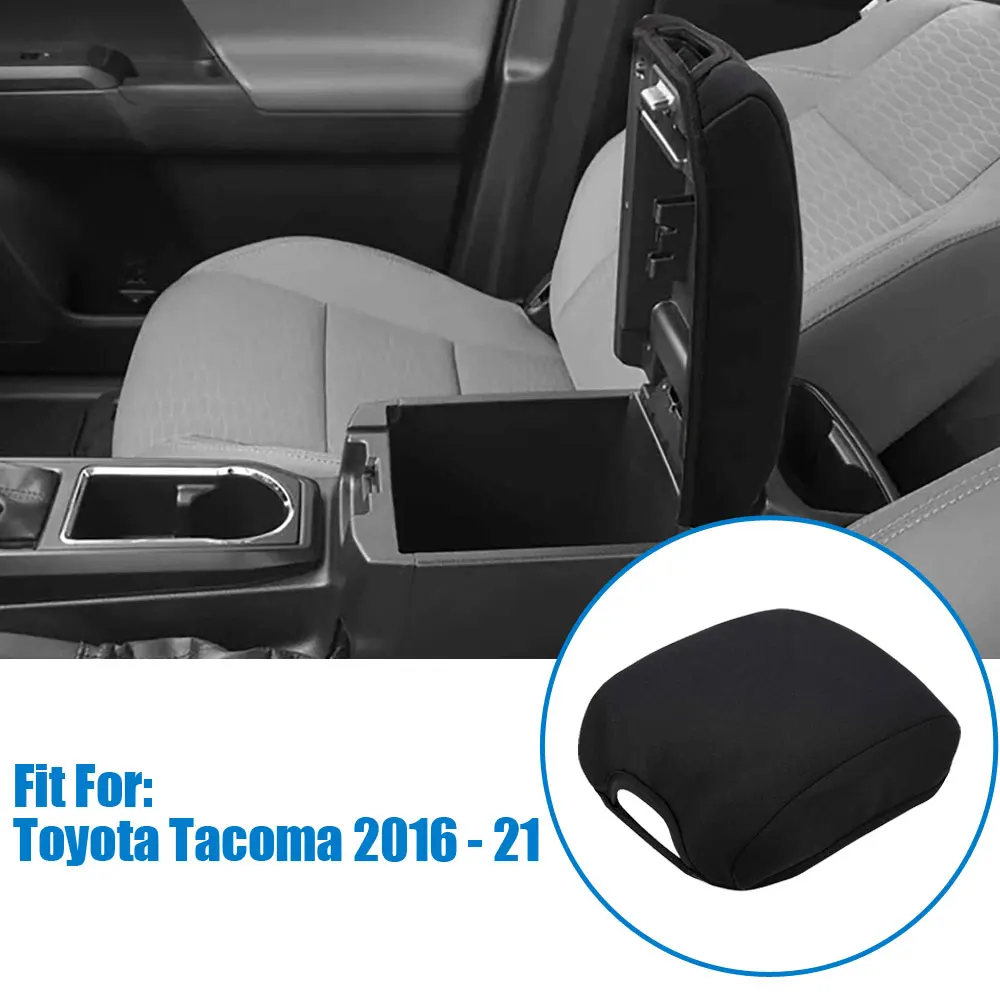 

Black Waterproof Neoprene Center Console Armrest Cover for Toyota Tacoma 2016 - 2021 Interior Parts Car Tuning Accessories