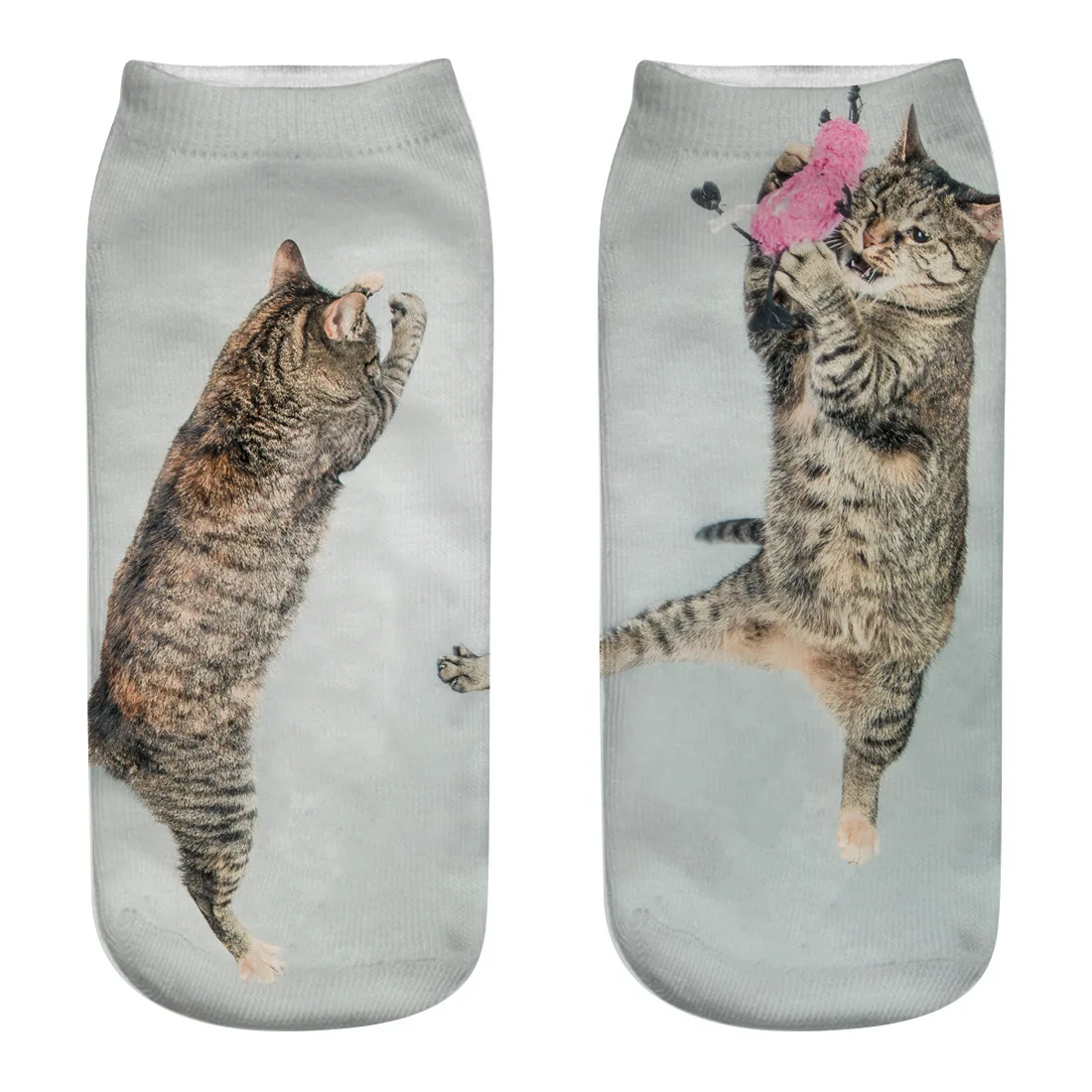 Frauen lustige Tier niedlichen 3D-Druck Kätzchen Söckchen Unisex Mode Sokken Cartoon Katze für weibliche Drops hip – Detail 9
