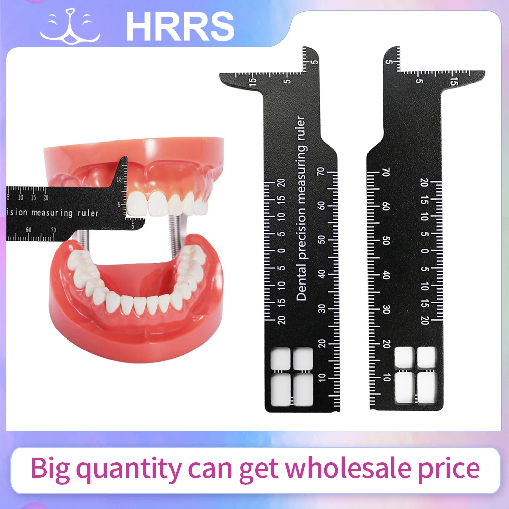 

1pc Dental Precision Measuring Ruler Dentistry Tools Teeth Measuring Gauge Caliper For Medical Photography