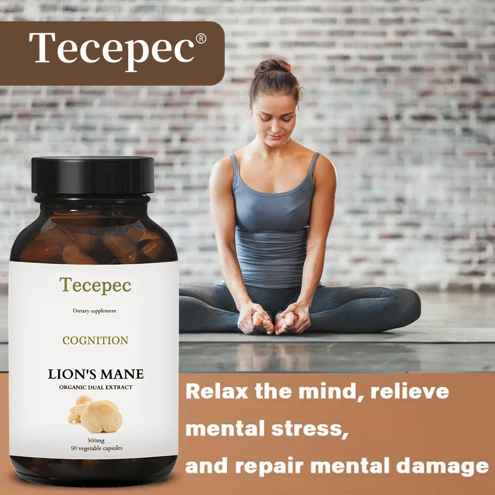 

Organic Lion's Mane Extract 1000 Mg - Supports Digestive and Immune Systems, Brain and Nervous System, Cognitive Health, Focus