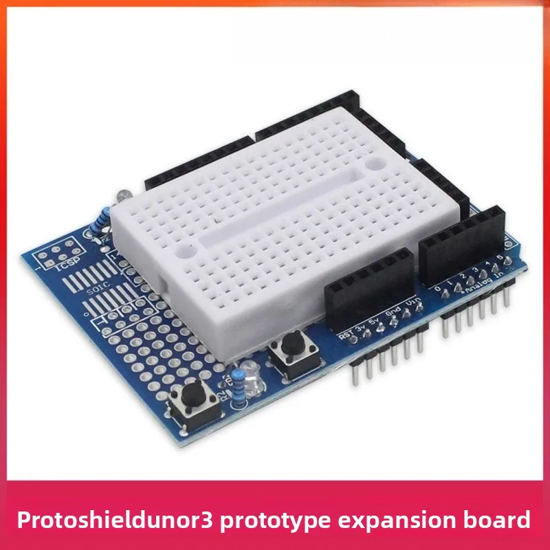 Arduino UNO R3 Proto Shield Expansion Board for Robot Learning and Breadboard Projects