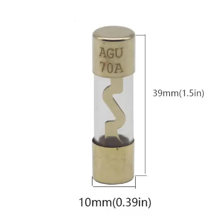 【1Set】 Auto Car Fuse Holder Block For Car Vehicle Subwoofer Audio In Line AMP Amplifier Cable AGU fuse holder