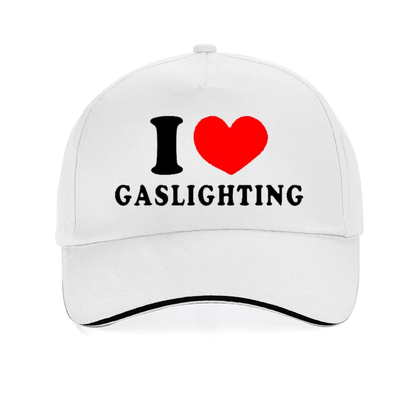 I Love Gaslighting hat Men Meme Classic Letter Printed baseball cap Women Casual Summer Style Hip Hop Snapback hats gorras