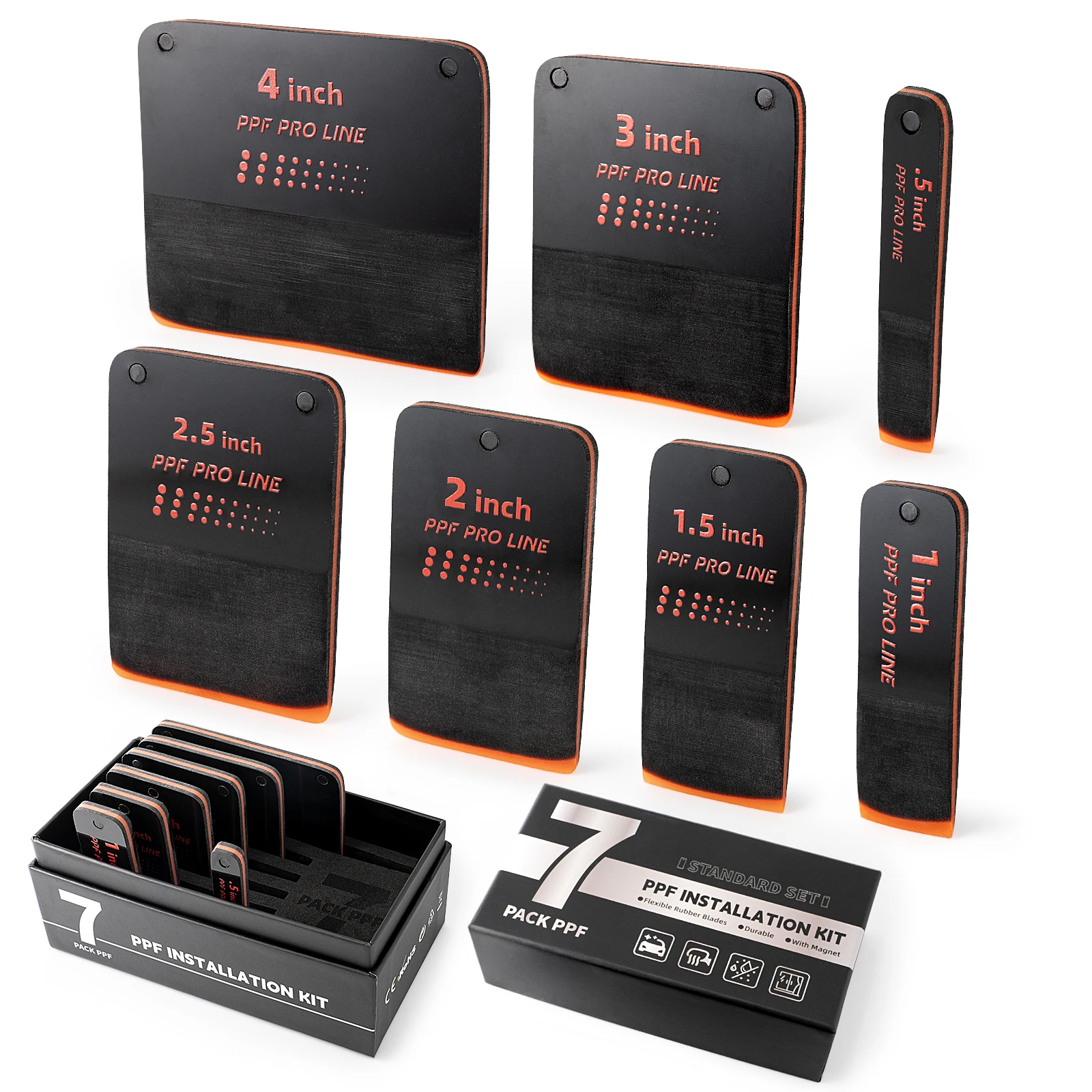ehdis-7pcss-box-magnetic-rubber-squeegee-for-car-wrapping-multi-shaped-window-tint-soft-rubber-scraper-standard-specialist-set