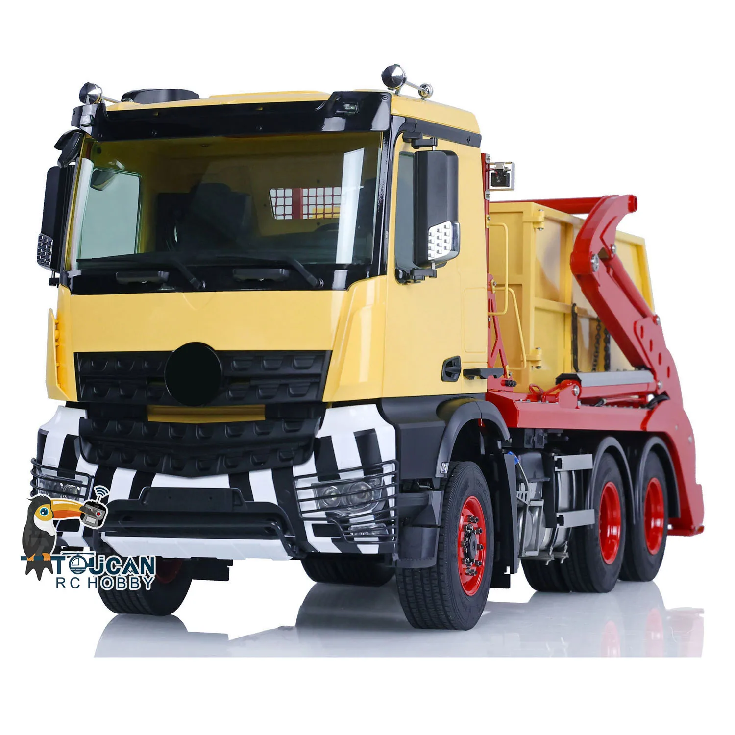 RTR 1/14 RC Hydraulic Metal Skip Loader DIY Model VL18U K3363 PL18EV Lite Swing Arm Dump Truck Car Toy Lights Sounds THZH1717