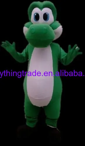 Novo personagem adulto halloween verde bebê drangon mascote traje dia das bruxas vestido de natal adereços de corpo inteiro roupa traje da mascote