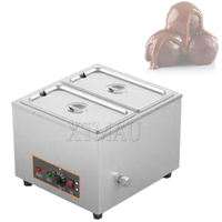 Commercial Chocolate Melting Pot Machine 1000W Electric Chocolate Warmer Melter Furnace Melt Cheese Warm Milk