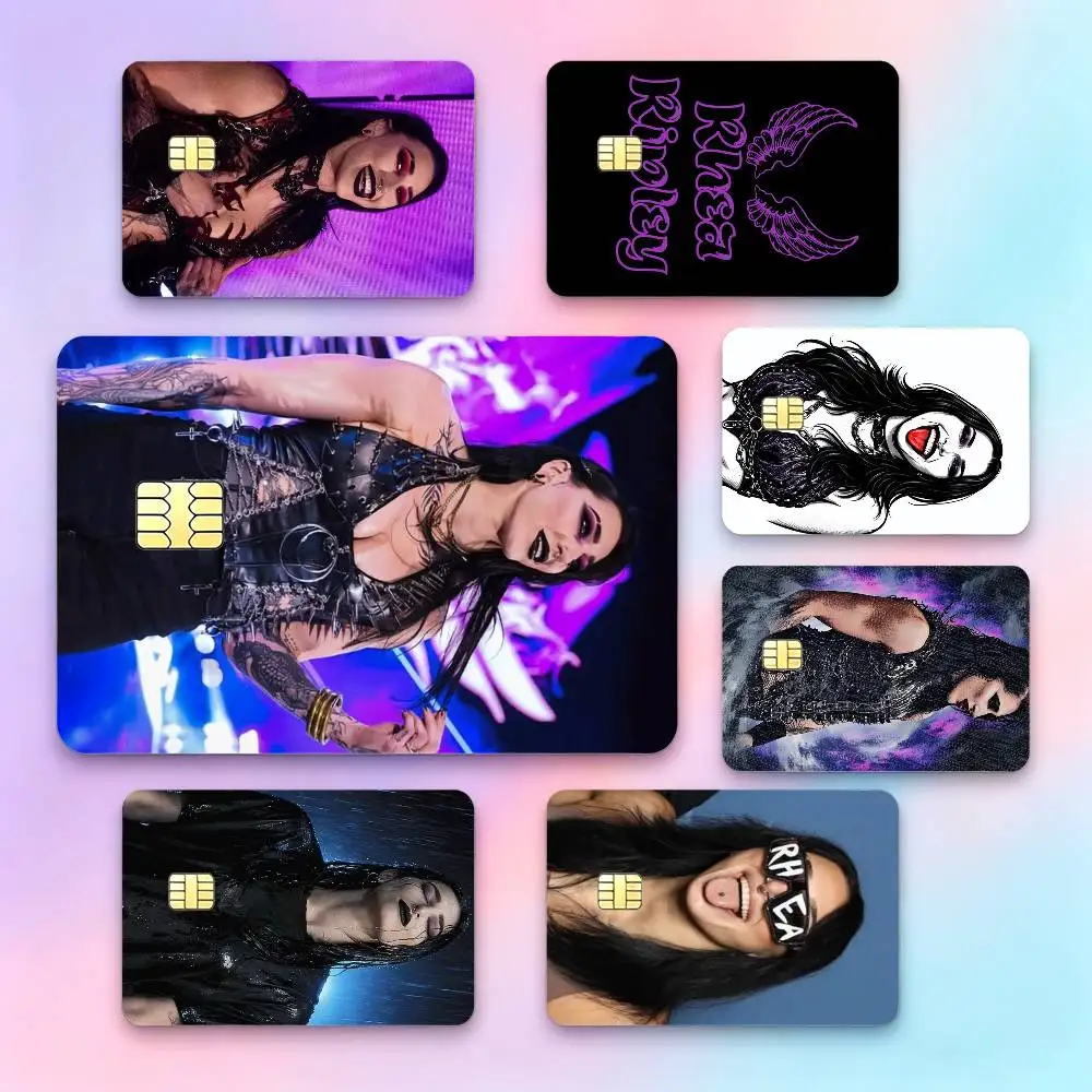 The Nightmare R-Rhea Ripley  Credit Card HD Stickers Small Chip Waterproof Sticker Game Card Decal Gift