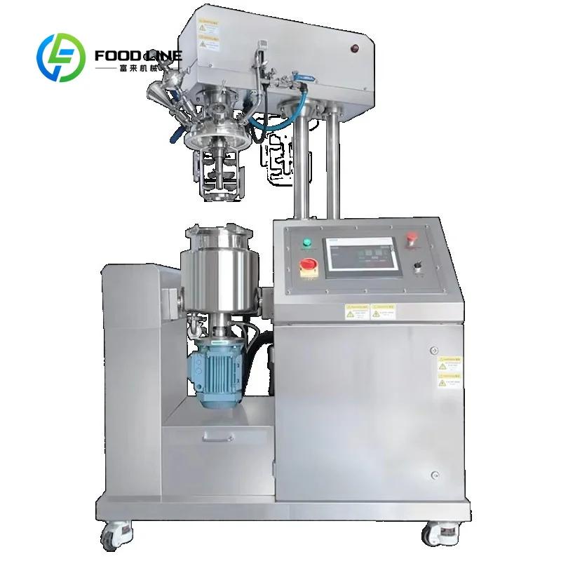 5-25L Small Vacuum Emulsifying Homogenizer Mixer Machine for Lotion, Petroleum Jelly, Beauty Cream and Cheese Making