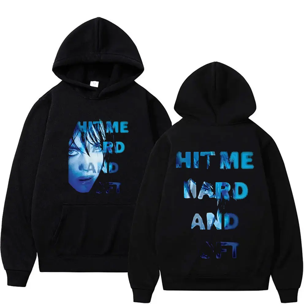 

Hit Me Hard and Soft Tour 2026 Merch Hoodie Men Women Fashion Pop Music Hooded Sweatshirt Unisex Vintage Casual Fleece Hoodies