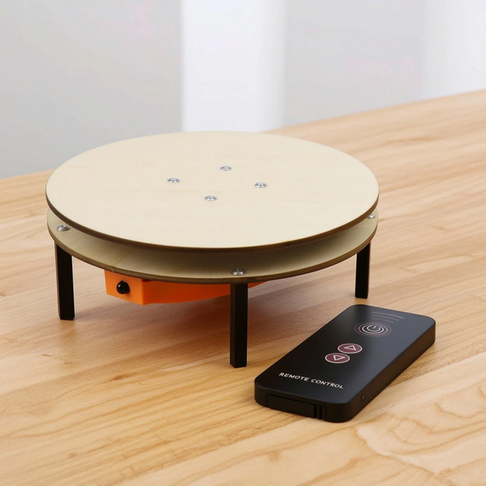 Rotating Platform with Wireless Control Hands-on DIY Rotating Platform Turntable with Wireless Control Reversible for Students