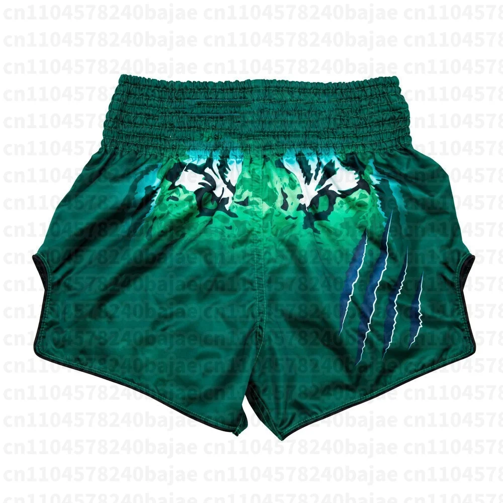Neue Muay Thai Shorts Quantum Herren Kinder Oversize Atmungsaktive Schnelltrocknende Achteckige Käfig-Trainingsshorts – Detail 7