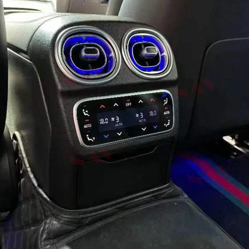 

Экран кондиционера, климатическая доска для Benz C GLC 2022-2023, независимое управление кондиционером на заднем сиденье, Plug-play