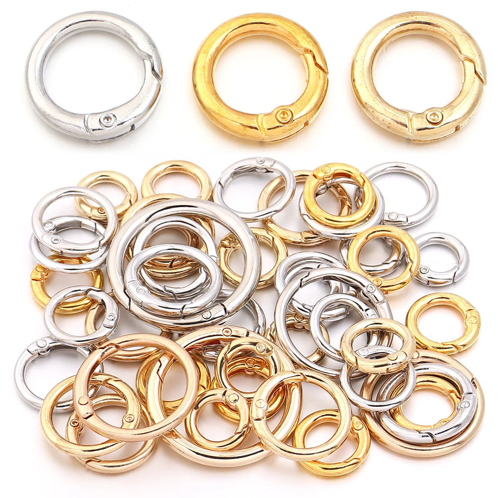 Jewelry Making Rings - 5-10Pcs/Lot Metal Spring Gate O Ring