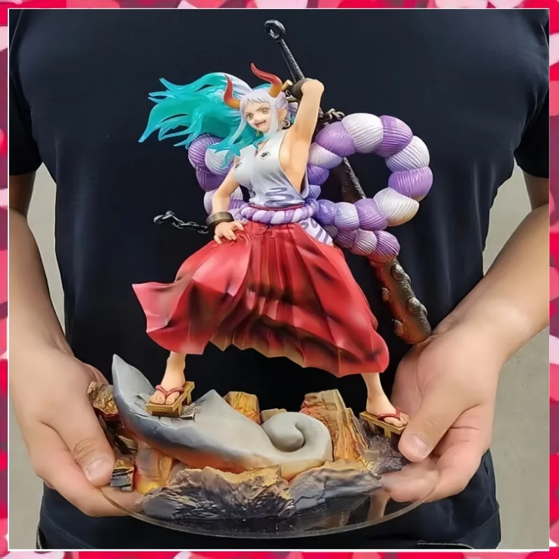 

One Piece Anime Figure Yamato Gk Figure Japanese Anime Collectible Pvc Statue Desktop Decoration Ornament For Anime Collectors