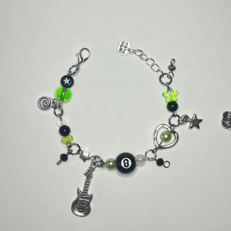 tgswiiwagaa matching bracelets couple best friend bracelets anime Hachi nana y2k coquette grunge softcore star handmade jewely