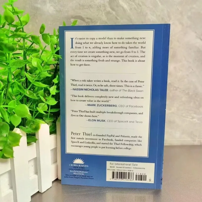 Zero To One By Peter Thiel with Blake Masters Notes on Startups How To Build The Future Encourage Books Livros