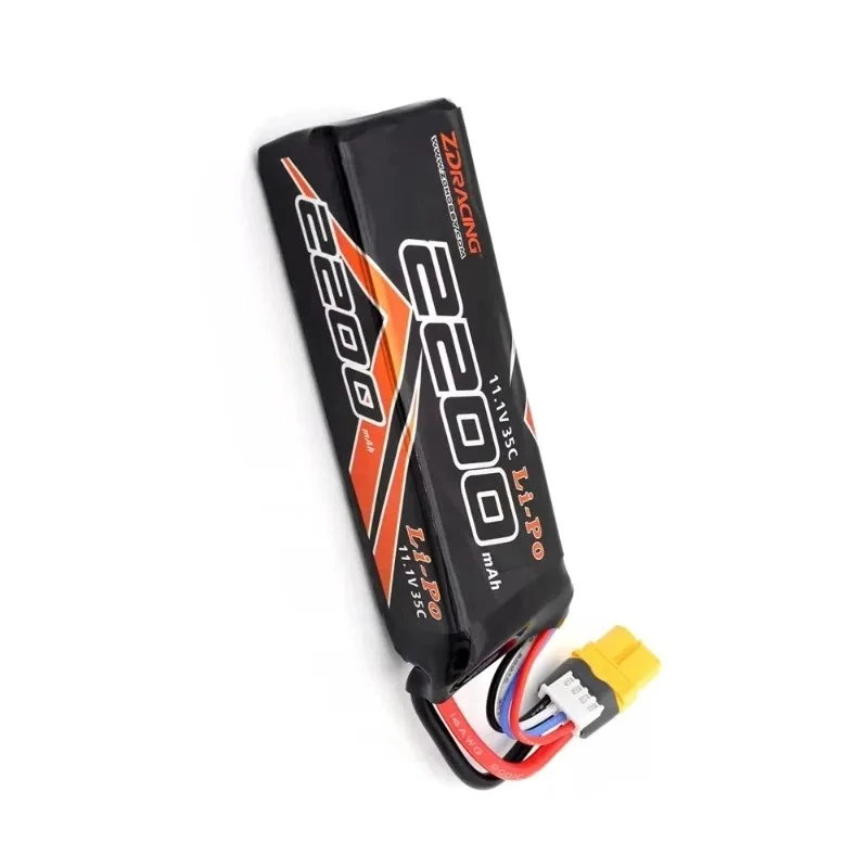 1pcs new Original ZD RACING Lipo Battery 2200mAh 3S 11.1V 35C XT60, for MT16 RX12 SC12 RC Car Boat 450 Helicopter Accessories