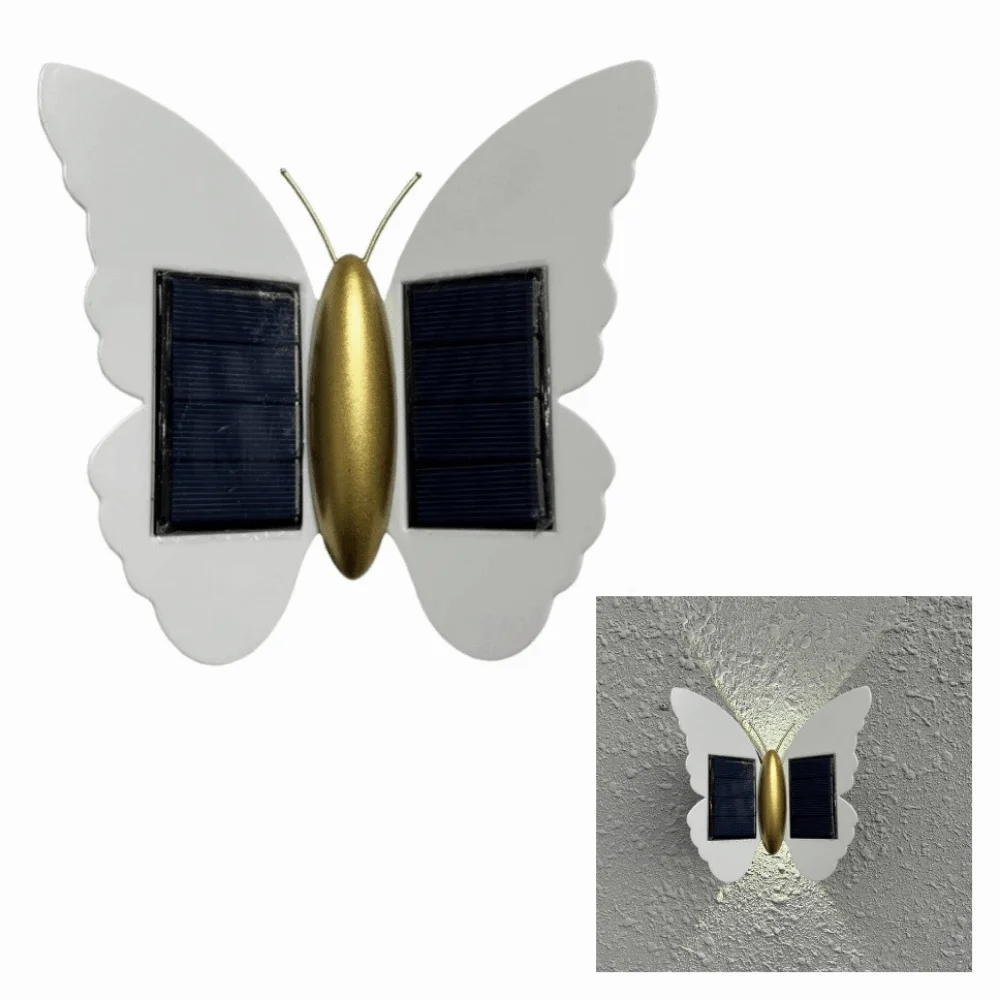 

Butterfly Shaped Butterfly Solar Wall Light Auto On/Off Solar Powered Solar Powered Wall Light Decorative Lighting
