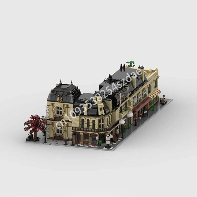 

13358pcs MOC Modular Old Street Modulared Model Building Blocks DIY Christmas Gift Creative Idea Education Kids Toys Birthday