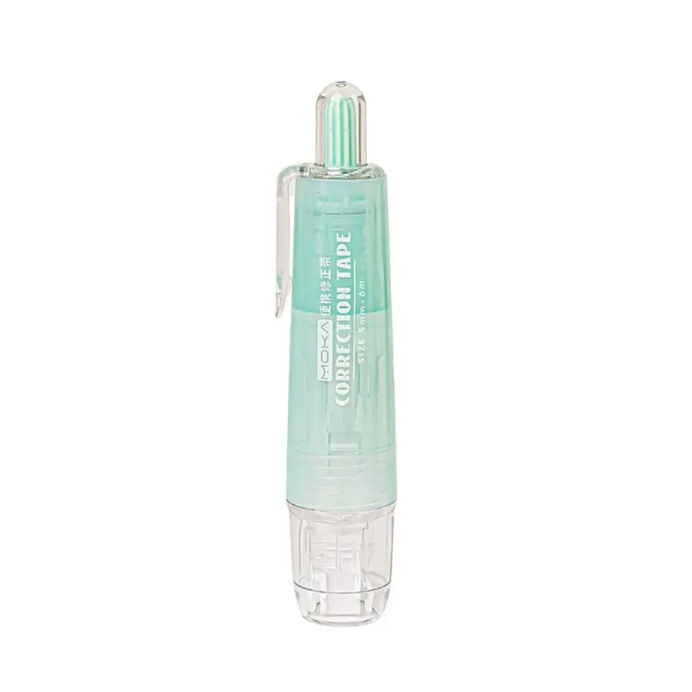 Durable Press Type Correction Tape Pen Shape Replaceable Core Corrector Candy Color Altered Tools School Office