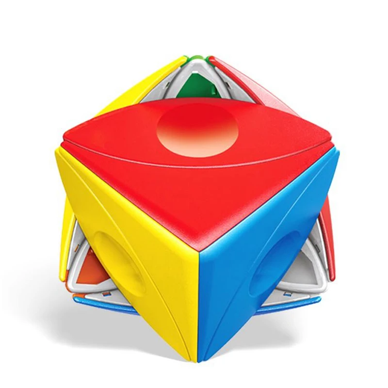 Sengso Esdoornbladvormige Magische Kubus Zonder Stickers Magische Kubus Educatief Speelgoed Voor Kinderwedstrijden Magische Blokjes Verjaardagscadeau